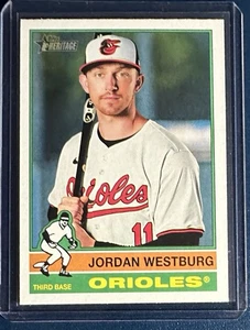 2025 Topps Heritage High Number SP Jordan Westburg Baltimore Orioles NM - Picture 1 of 2