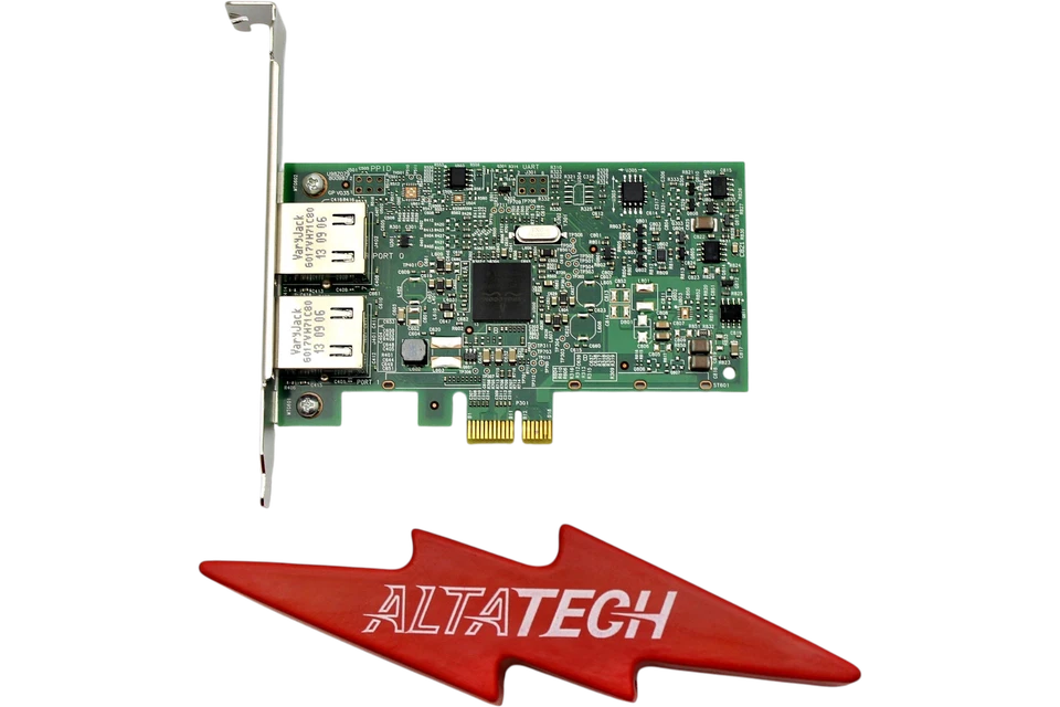 HPE Ethernet 1Gb 2-port 332T Adapter 616012-001, PCI-e w/ 2x 10/100/1000BASE-T - Image 1 of 4