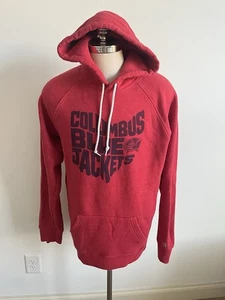 Columbus Blue Jackets Hommage Hoodie Sweatshirt NHL Hockey Herren 2XL XXL Rot Pullo - Bild 1 von 5