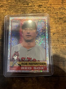 2025 Topps Heritage Chrome Silver Sparkle - Rob Refsnyder #213 - Picture 1 of 8