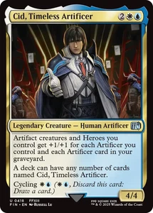 Cid, Timeless Artificer FFXIII 0418 ~ Rare MTG Final Fantasy Mint - Picture 1 of 1