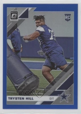 2019 Panini Donruss Optic Rookies Blue Prizm /150 Trysten Hill #127 Rookie RC - Image 1 of 2