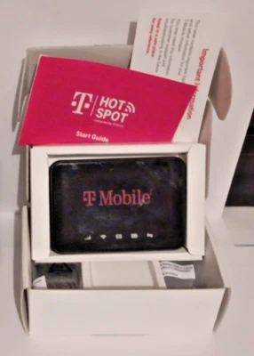 Dispositivo Wi-Fi punto de acceso T-Mobile 4G LTE con cargador y cable USB-C  Foto 1 de 4