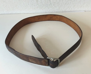 VTG Swiss Army Military Officier leather belt 1913 Centurion Switzerland 100 cm
