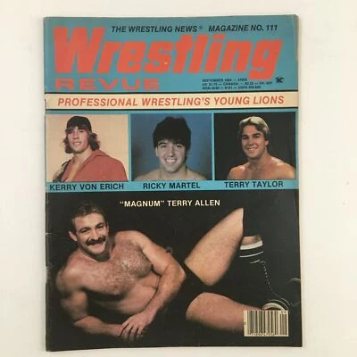 Wrestling Revue Magazine September 1984 Kerry Von Erich, Ricky Martel & Magnum - Image 1 of 4
