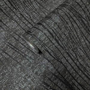 Mica zebra lines textured silver gray black bronze abstract Natural Wallpaper 3D - Picture 1 of 12