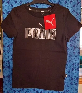 Puma Boys Essentials Large Camo Logo Short Sleeve T-shirt, Children's 3-4 years - Picture 1 of 3
