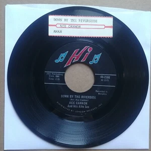 ACE CANNON Amen/Down By The Riverside 45 7" FUNK SOUL Record Vinyl HI Records - Picture 1 of 2