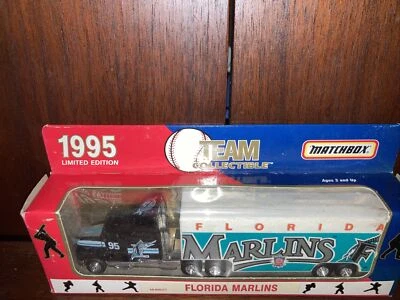 1995 FLORIDA MARLINS PETERBILT TRAILER/MATCHBOX/WHITE ROSE COLLECTIBLES - Image 1 of 3