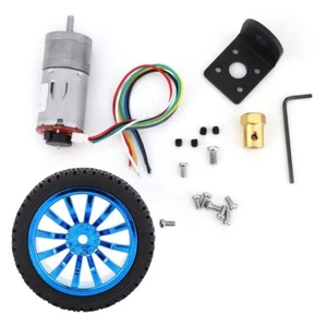 (500RPM) DC12V DIY Encoder Getriebemotor für Smart Car Roboter mit Halterung - Bild 1 von 9
