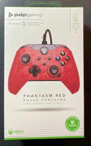 Official XBOX Wired Controller [ Phantasm Red ] NEW - Picture 1 of 5