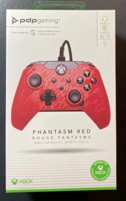 Official XBOX Wired Controller [ Phantasm Red ] NEW - Image 1 of 4