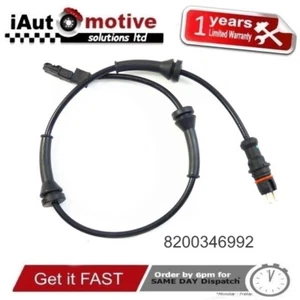 Renault Megane II Scenic Grand Front Left Right ABS Sensor 8200346992 2002-05 - Picture 1 of 1