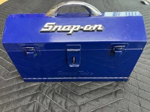 Snap-on Tool Chest Vintage Blue 3-Tier Metal w270×110×H160 Rare Japan. - Picture 1 of 3