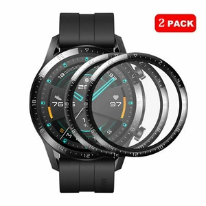 2 x per Huawei Watch GT2 46 mm smartwatch pellicola curva cover completa protezione schermo - Foto 1 di 13