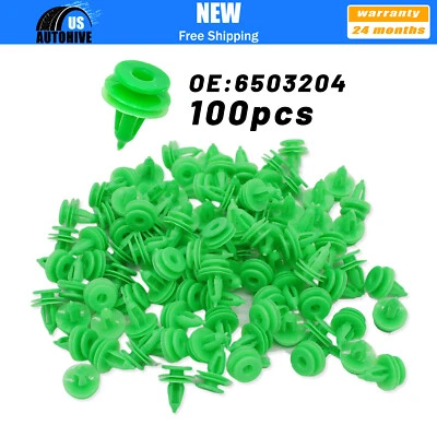 Sujetador de moldura de clip de panel de puerta 6503204 100 piezas para Jeep WJ Grand Cherokee 1993-en Foto 1 de 4