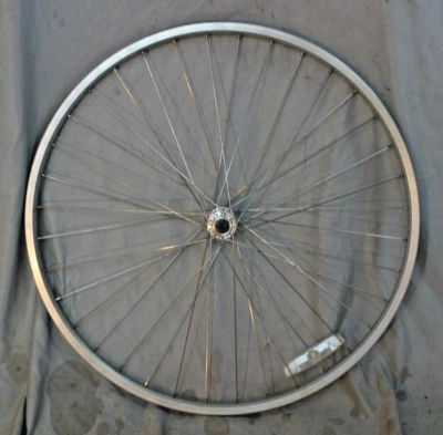 700c Front Road Bike Wheel Silver 100/24mm 36S AV QR Doublewall Fast USA Shipper - Image 1 of 4