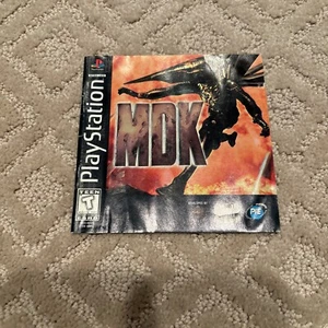 MDK Sony Playstation 1 PS1 solo manuale istruzioni - Foto 1 di 2