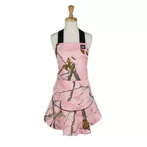NWT DII 100% Cotton Realtree AP Camouflage PINK CAMO APRON Large Front Pocket - Picture 1 of 1