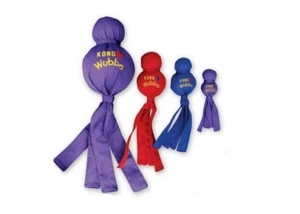 Dog Toy Wubbas Tough Durable Tennis Ball With Tails Assorted Colors Choose Size  - Picture 1 of 11