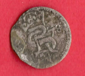 Courland 2-Denary 1578 Mitau Gothard Kettler for Lithuania Kurland Poland 2588 - Picture 1 of 2