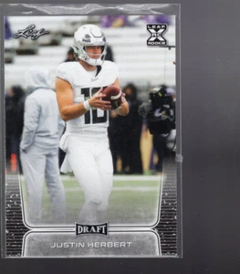 B5574- 2020 Leaf Draft Football #s 1-100 +Inserts -You Pick- 15+ FREE US SHIP - Picture 1 of 179