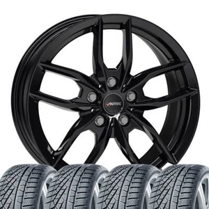 4 Winterräder Bavaris 7,5x17 SW 225/45 R17 91H für BMW 2er 1er Semperit Speed-Gr - Bild 1 von 5