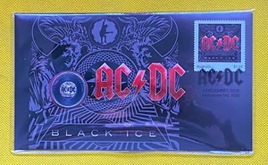 2022 AC DC Black Ice 15th Anniversary 20c Coin PNC - Picture 1 of 4