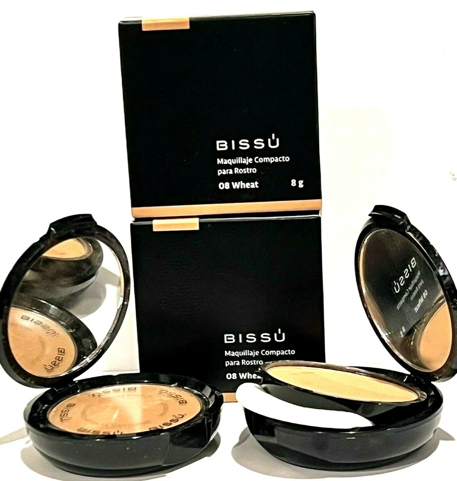 BISSU POWDER SEMI MATTE (MAQUILLAJE COMPACTO) 08 WHEAT   8G  2 PACK - Image 1 of 1