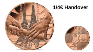 1/4 Quarter Euros France Monnaie de Paris 2021 Paris 2024 Handover
