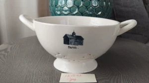 Rae Dunn Farm Line Artesian Collection Abtropffläche Sieb nicht mehr produziert Rarität neu mit Etikett - Bild 1 von 4