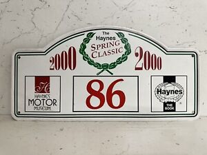 Haynes Spring Classic 86 Vintage Car Rally Metal Sign 2000 Free Uk Post
