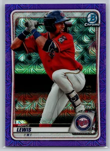 Royce Lewis 2020 Bowman Mega Box Chrome Purple Mojo Refractor /250 BCP-93 - Picture 1 of 2