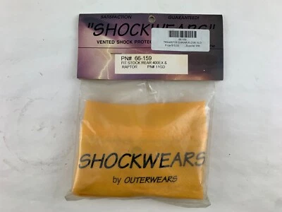 Shockwears 66-159 Gold Rear Shock Cover for Yamaha Raptor 660 , Honda TRX400EX - Image 1 of 4
