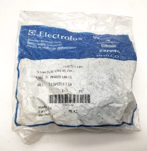 218721101 OEM Electrolux Refrigerator Start Relay & Overload *READ DESCRIPTION* - Picture 1 of 4