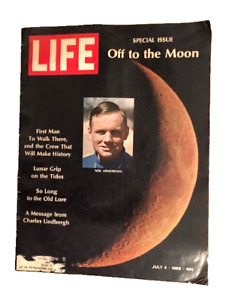 Vintage LIFE Magazine July 4 1969 Off to the Moon Special Issue Neil Armstrong