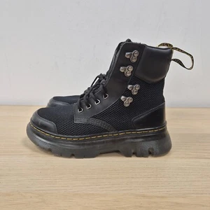 Dr Martens 1460 Tarik TG Utility Black Canvas Chunky Ankle Chunky Boots Uk 7 - Picture 1 of 10