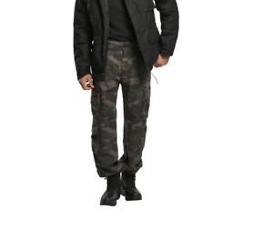 Brandit graue Camouflage Hose für Herren Pure Vintage im Army Style