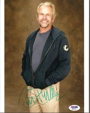 WILLIAM DEVANE SIGNED 8X10 PHOTO  KNOTS LANDING, TIMESTALKERS PSA DNA COA