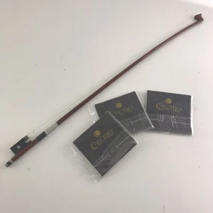 Cecilio Size 1/2 - 1/4 Violin Strings 3 Sets Parts Suzuki MIJ Wooden String Bow - Picture 1 of 9