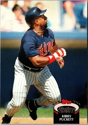 Kirby Puckett-1992 Topps Stadium Club #500 Twins - Image 1 of 2