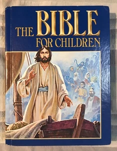 The Bible For Children Walter Wangerin Jr Checkerboard Press 1981 Hardcover Book - Picture 1 of 10