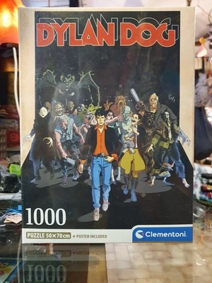 PUZZLE 1000 PEZZI DYLAN DOG CLEMENTONI DISEGNO ANGELO STANO - NUOVO BLISTERATO - Immagine 1 di 2