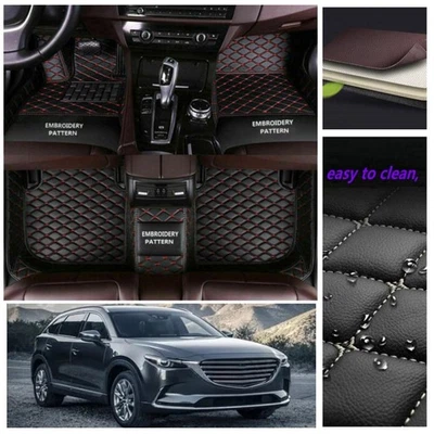  Auto Rugs Fit for Mazda CX-9 2007-2025 Car Floor Mats Waterproof Auto Carpets — 第 1/4 张图片