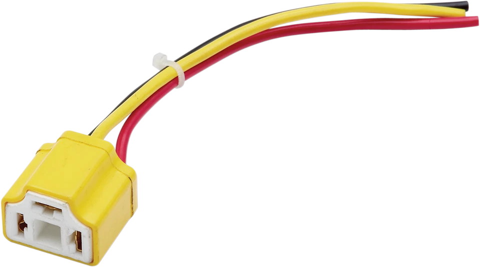 Arnés de enchufe de faros hembra de 3 clavijas para motocicleta Cycle Visions se adapta a Harley Foto 1 de 1