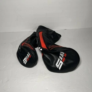 TaylorMade M5 Driver & M6 Adjustable Headcover Black Red - Picture 1 of 3