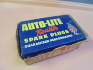 Vintage NOS Box of ten Autolite AR80 sparkplugs Dodge Chrysler Ford - Picture 1 of 5