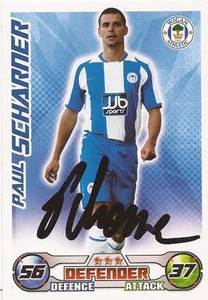 PAUL SCHARNER SIGNED WIGAN 2008/2009 MATCH ATTAX TRADING CARD+COA - Bild 1 von 1
