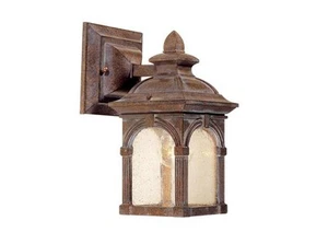 CLEARANCE OVERSTOCK (1 PAIR) RUSTIC VINTAGE OUTDOOR WALL SCONCE LIGHTING NIB - Picture 1 of 1