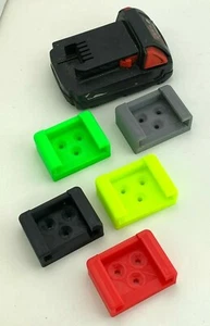 4-Pack Milwaukee M18 Lithium-Ion Battery Holder Clip Mount 18V  Many Colors - Picture 1 of 15